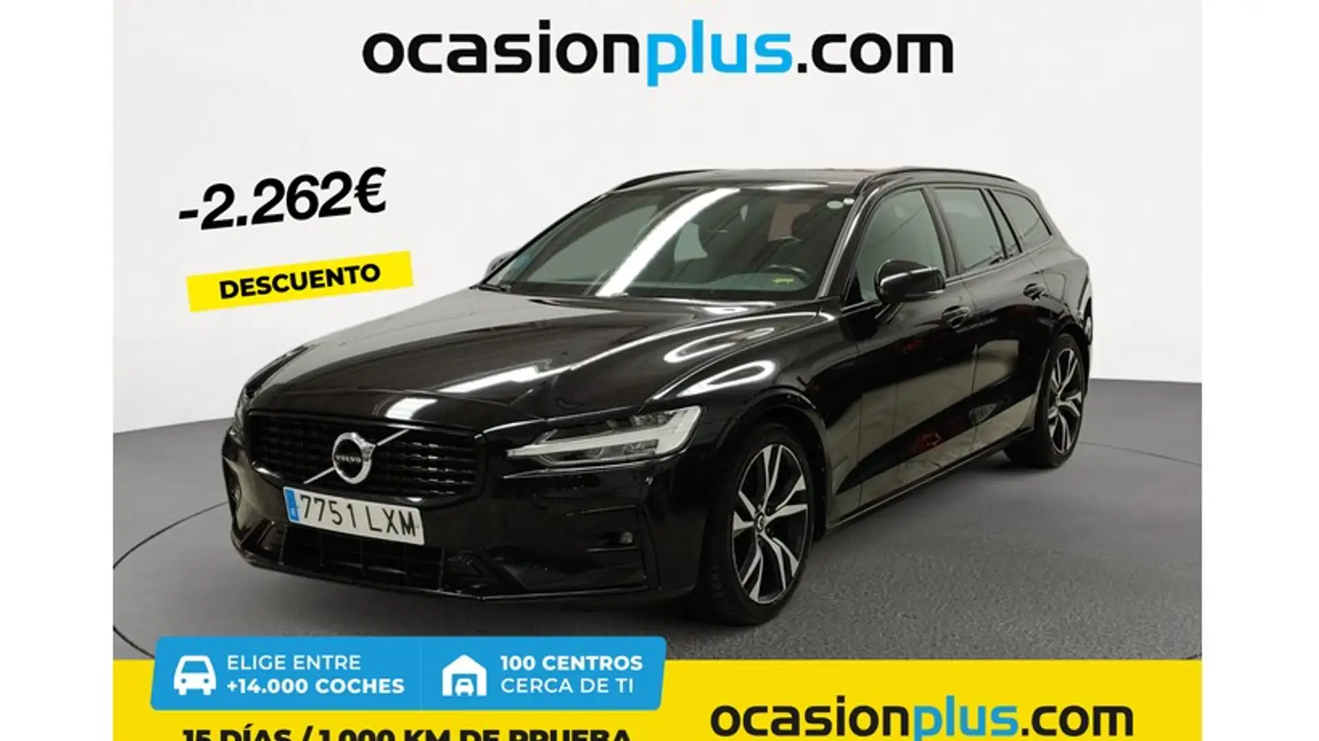 Volvo V60 B4 R-Design Aut. Negro - 1