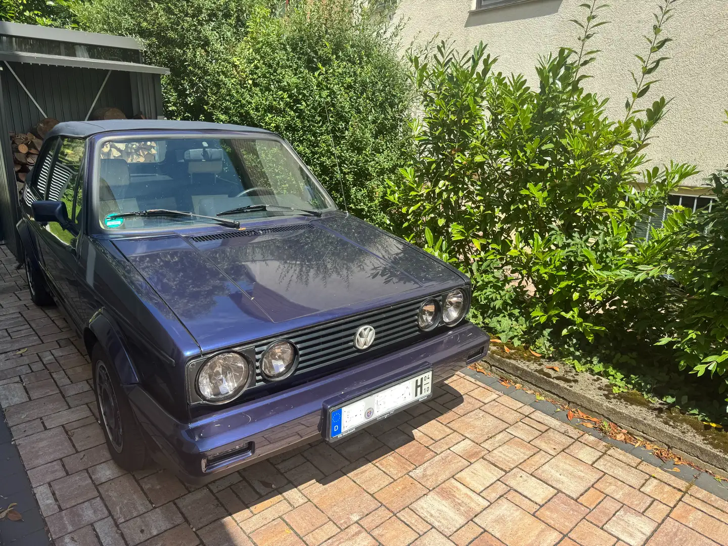 Volkswagen Golf Cabriolet Golf I Cabriolet Cabrio Karmann Blau - 1