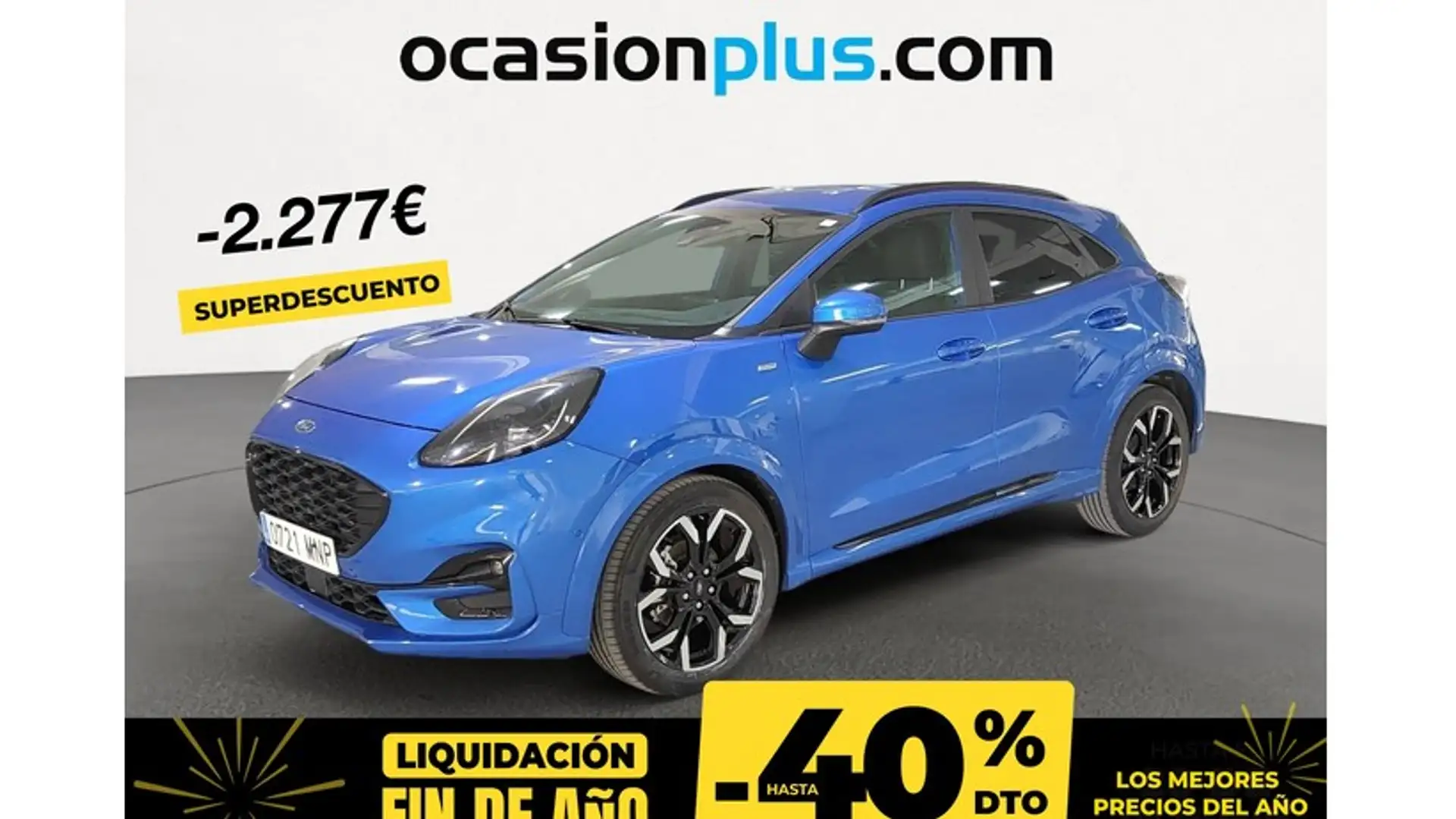 Ford Puma 1.0 EcoBoost MHEV ST-Line X 125 Bleu - 1