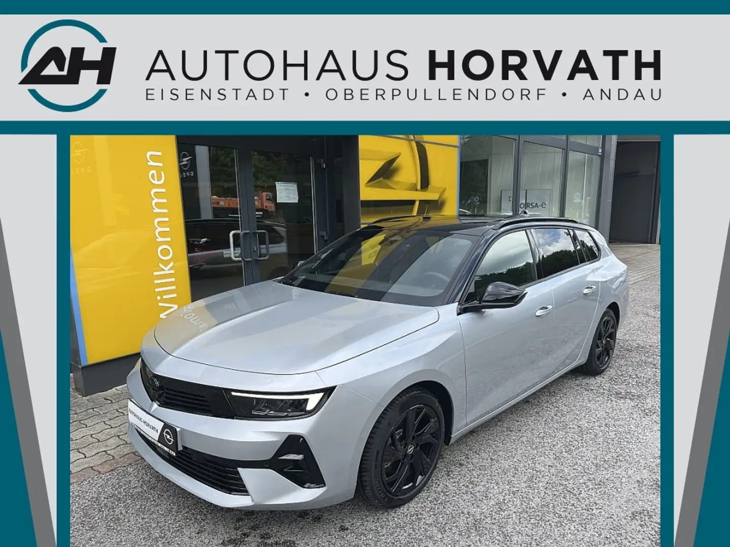 Opel Astra ST 1,2 Turbo GS Aut. Silber - 1