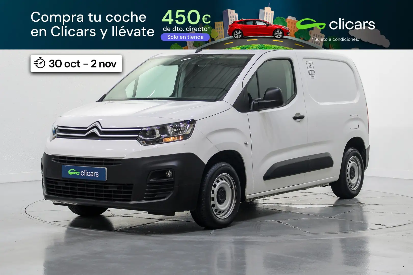Citroën Berlingo Van BlueHDi S&S Talla M Control 100 Blanco - 1