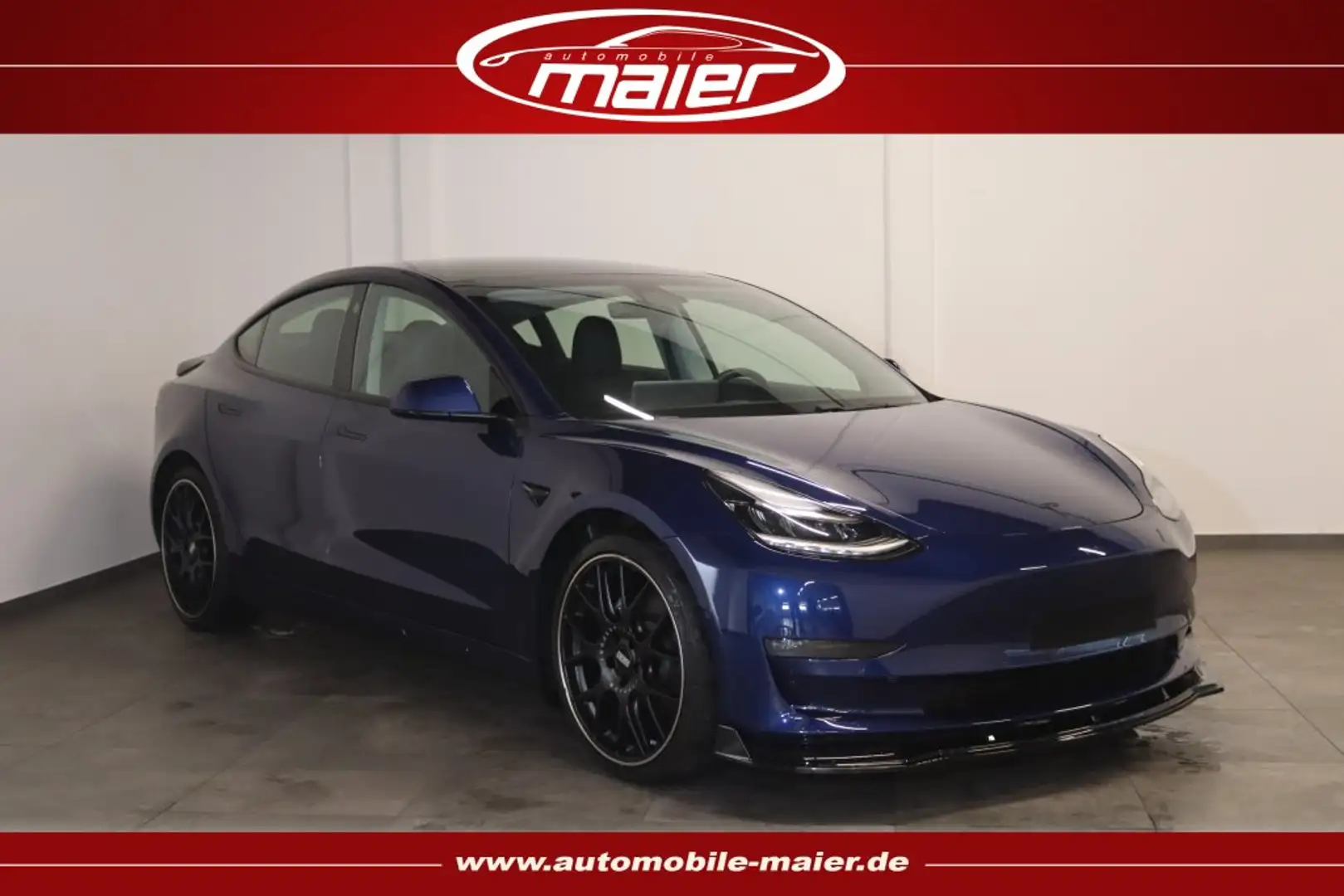 Tesla Model 3 Long Range Dual AWD Navi-Kamera-ACC-LED- Blau - 1