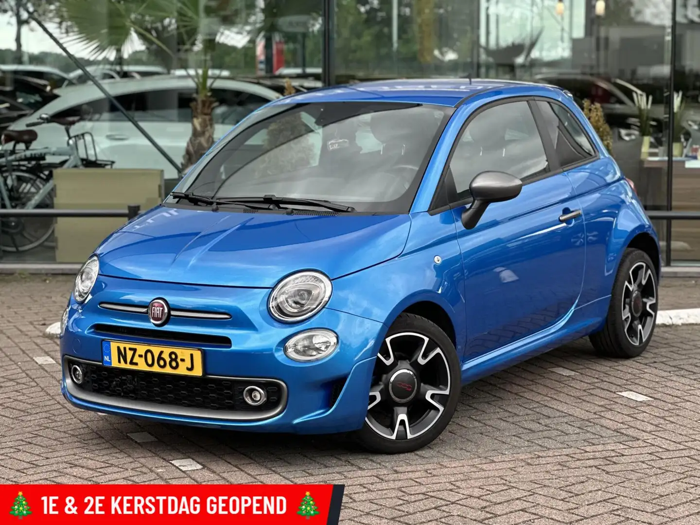 Fiat 500 1.0 TwinAir PopStar Digital Navi Blauw - 2