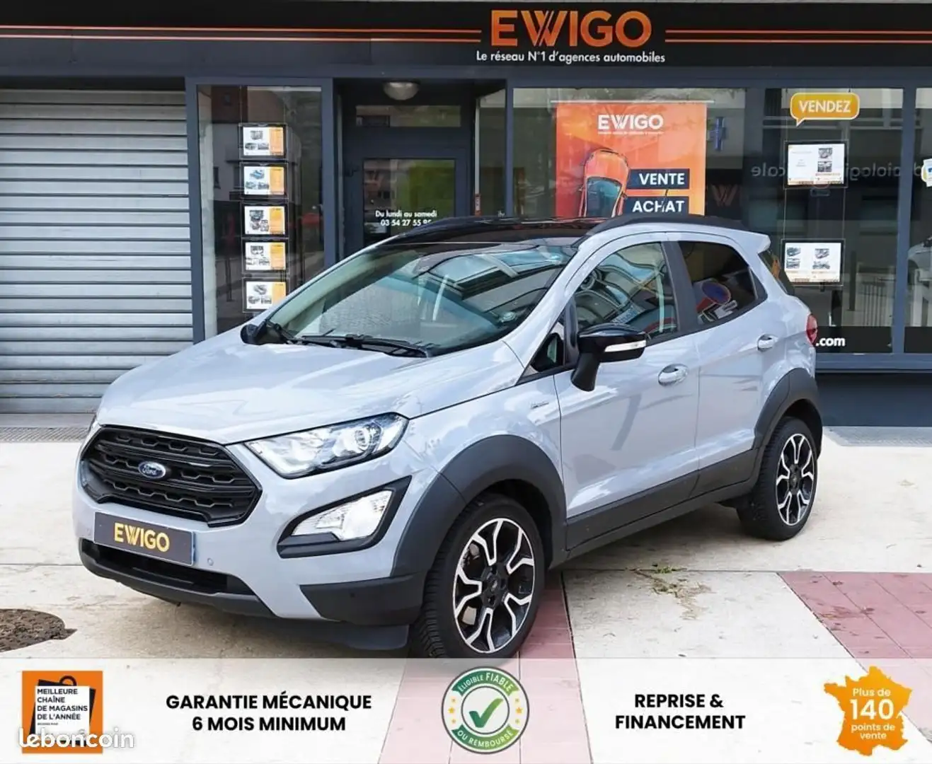 Ford EcoSport ACTIVE 1.0 SCTI 125 TITANIUM 1ER MAIN Pack Hiver C Gris - 1