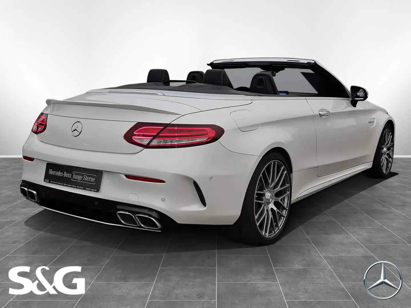 Mercedes-Benz C 63 AMG S Cabriolet DISTRO+MEMORY+HIFI+20" Weiß - 2