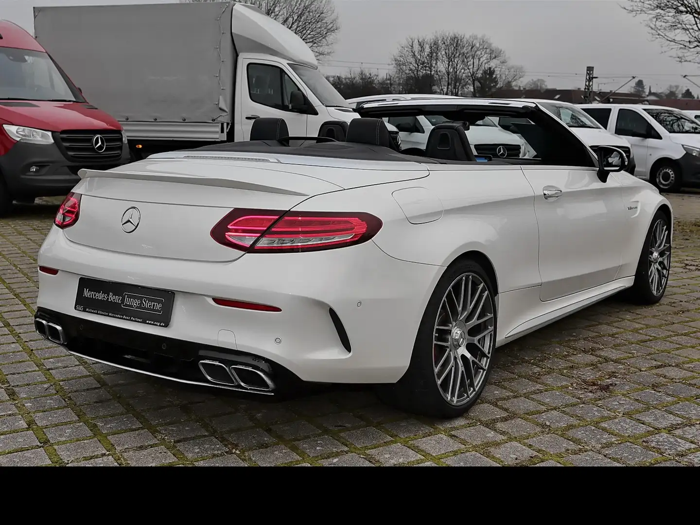 Mercedes-Benz C 63 AMG S Cabriolet DISTRO+MEMORY+HIFI+20" Weiß - 2