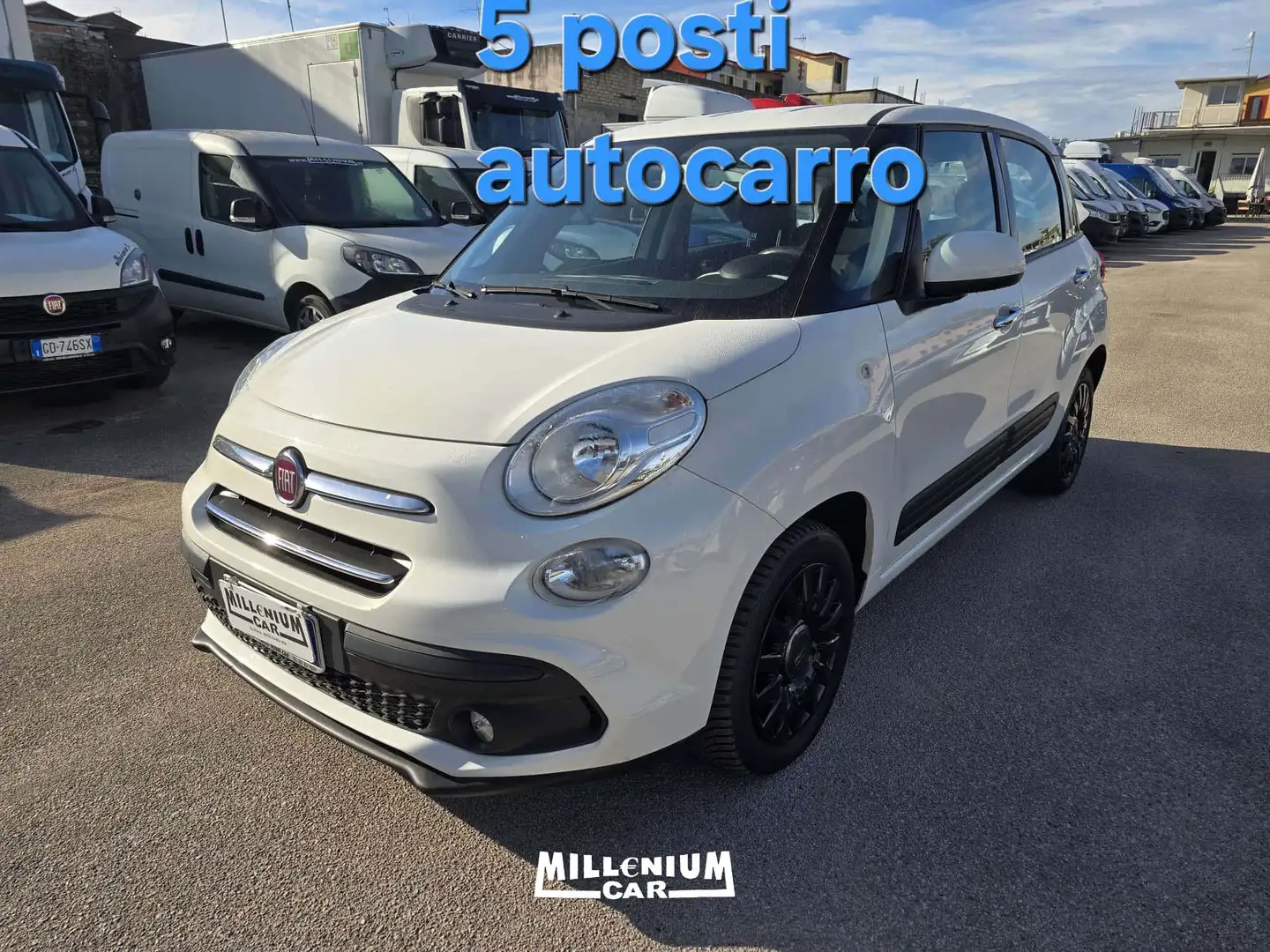 Fiat 500L 500L 2020 AUTOCARRO 5 POSTI Blanc - 1