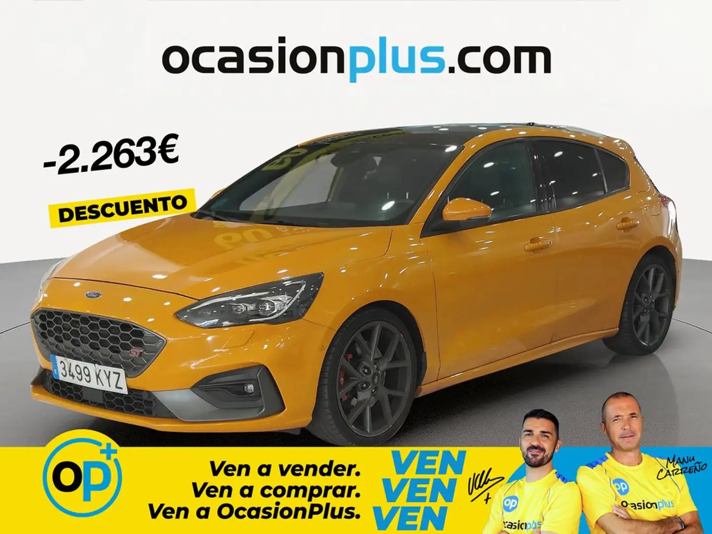 Ford Focus 2.3 Ecoboost ST 3 Naranja - 1