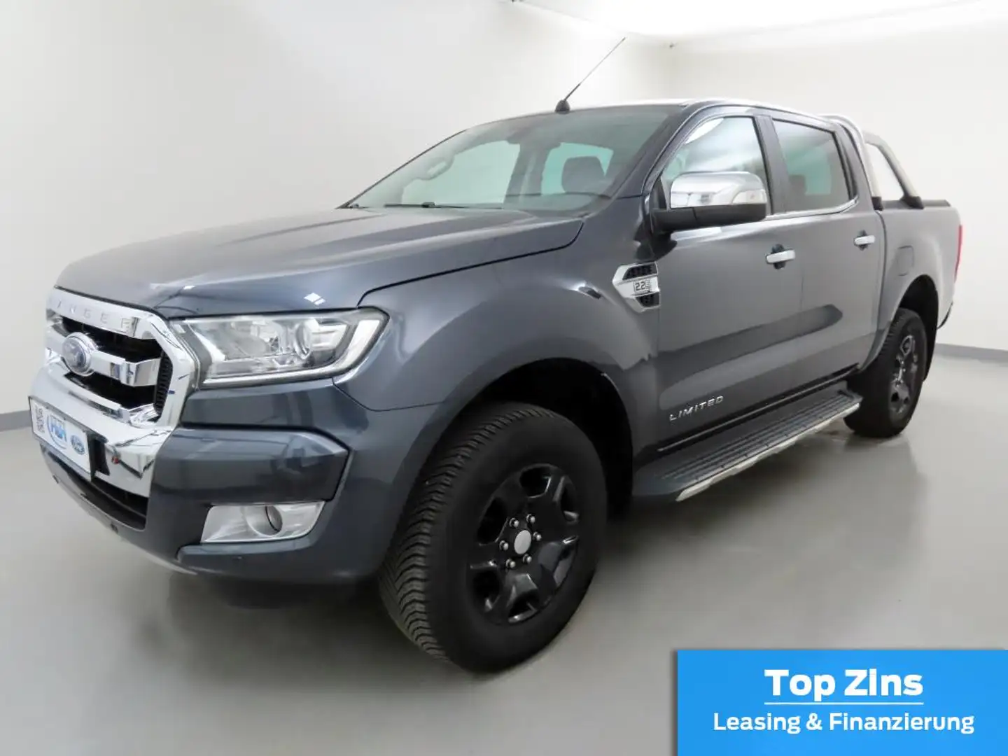Ford Ranger 2.2 TDCi Aut. Limited 4x4 AHK+SHZ+DAB Сірий - 2