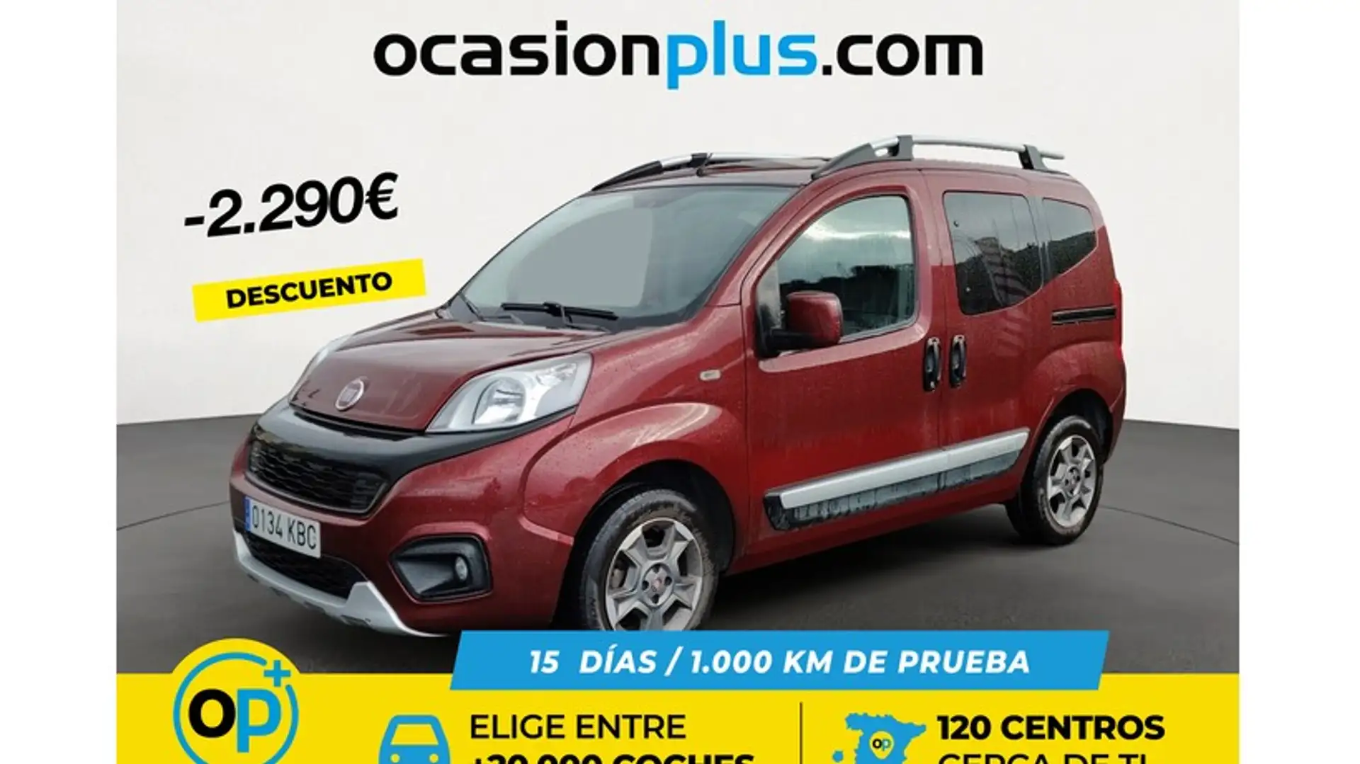 Fiat Qubo 1.3Mjt Trekking Rojo - 1