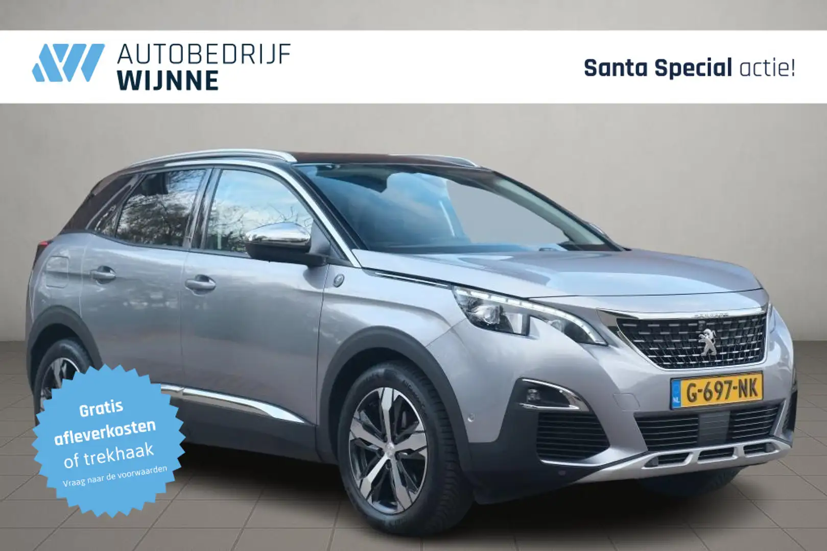 Peugeot 3008 1.2 PureTech 130pk Crossway | Navi | App Connect | Gris - 1