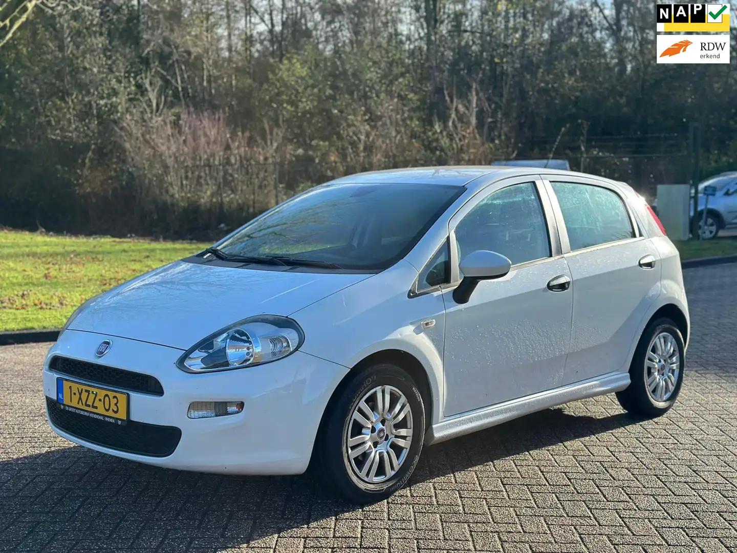 Fiat Punto Evo 0.9 TwinAir Street/AIRCO/CRUISE/PARKEERSENS ACHTER Bianco - 1
