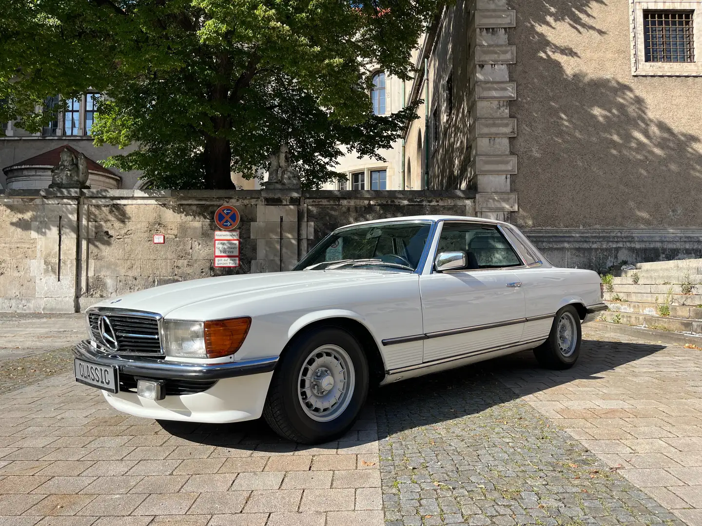 Mercedes-Benz 500 500SLC ESD VELOURS ABS TEMPOMAT KLIMA EXJAPAN Blanc - 1