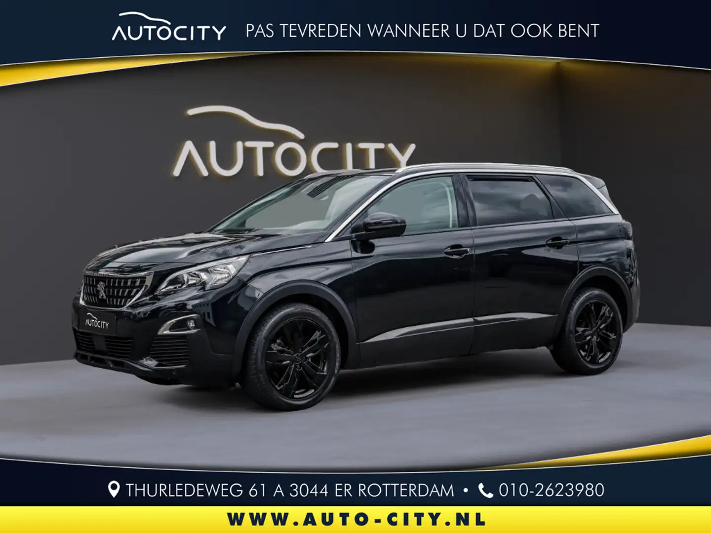 Peugeot 5008 5008 1.2 PureTech 130 Black Edition l Keyless l Ca Noir - 1