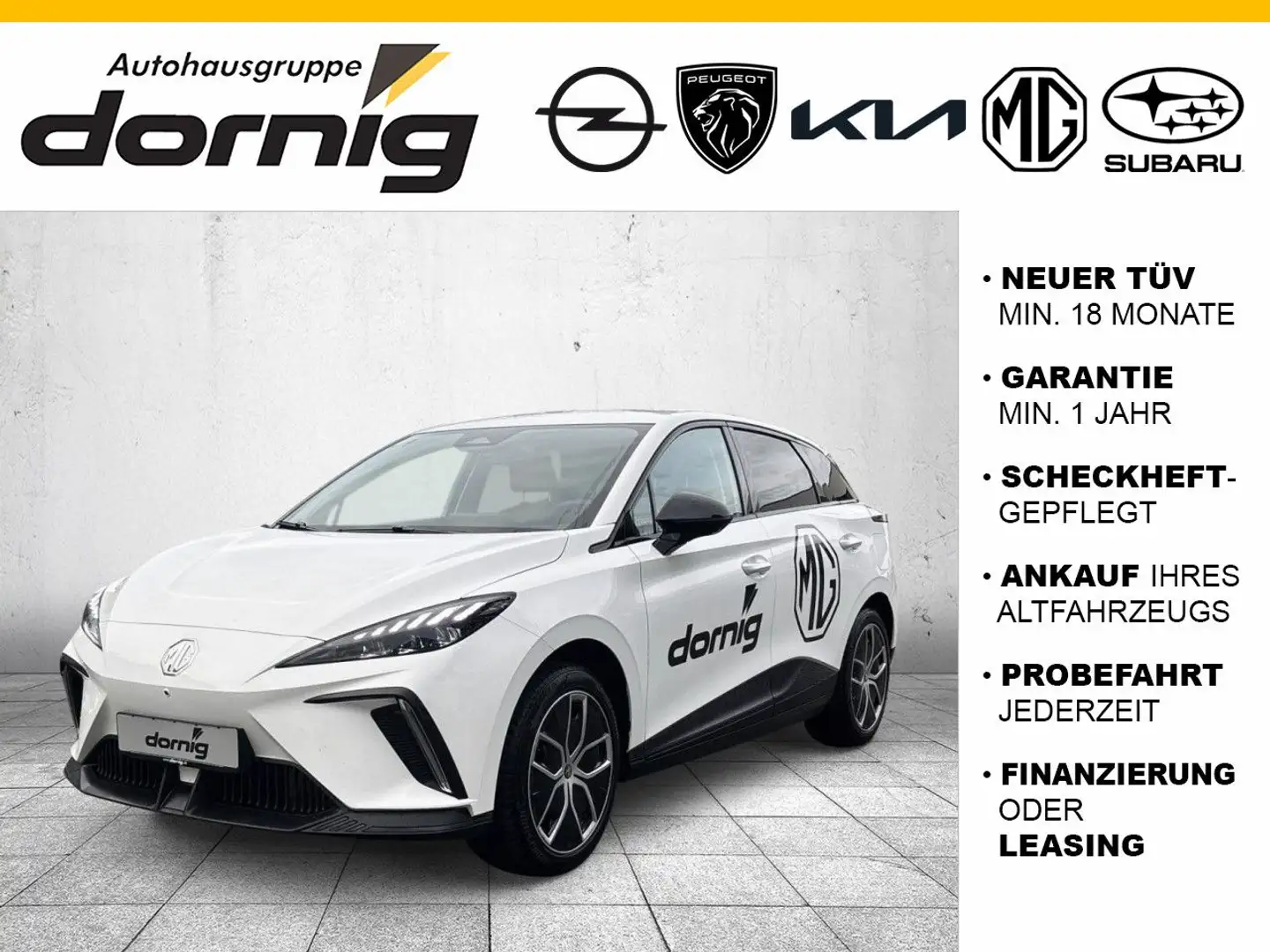 MG MG4 4 64 kWH Luxury MY24 Weiß - 1