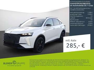DS7 130 HDi Performance Line + KAMERA+KLIMA+PDC
