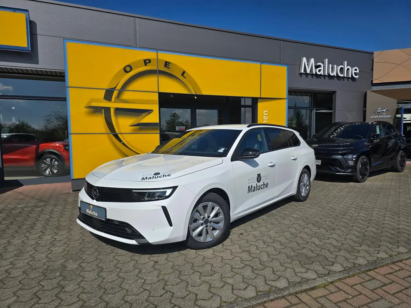 Opel Astra ST Edition 136PS 48V +Navi+AHK+LED+ Weiß - 2