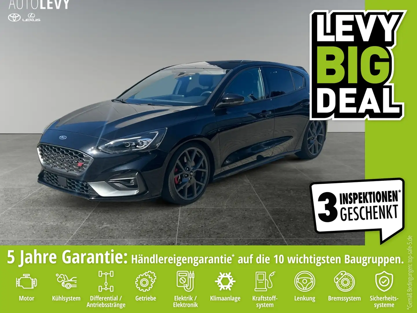 Ford Focus Lim. ST 2.3 EcoBoost LED*SHZ*LHZ*PDC*8-Fach Negro - 1