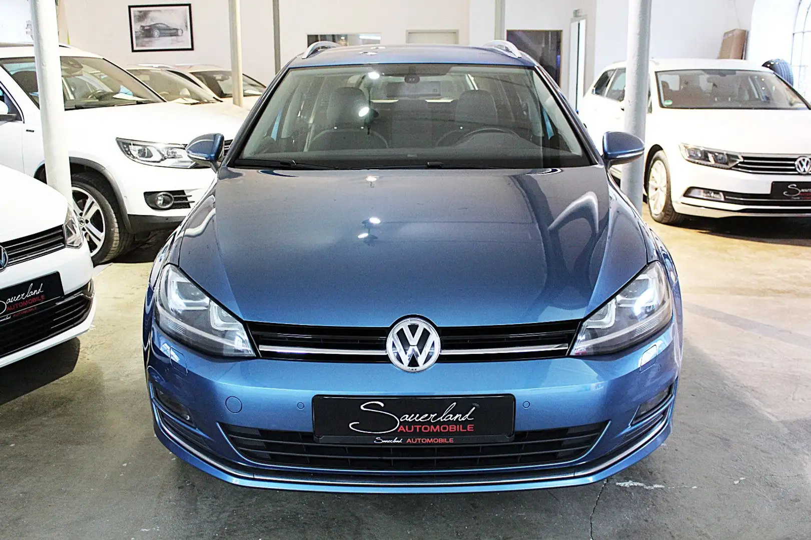 Volkswagen Golf VII Variant Highline NAVI BI-XENON STANDHZG Blau - 2