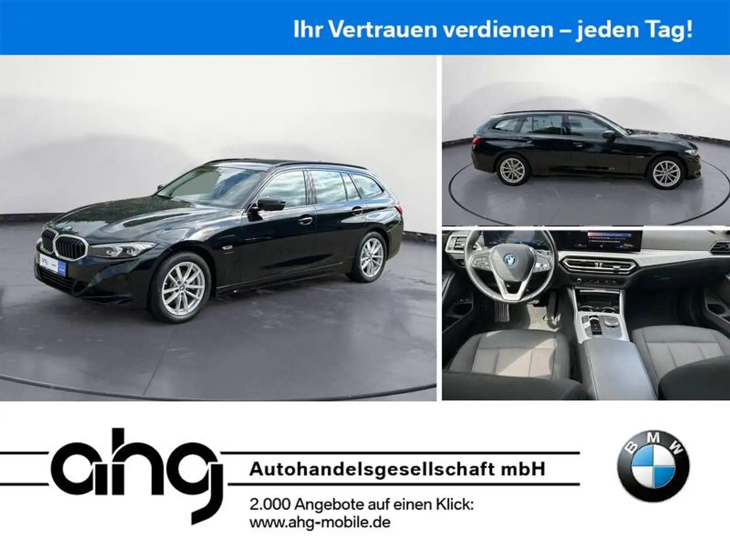 BMW 320 e Touring Navi Klima PDC Kamera Sitzheizung F Schwarz - 1