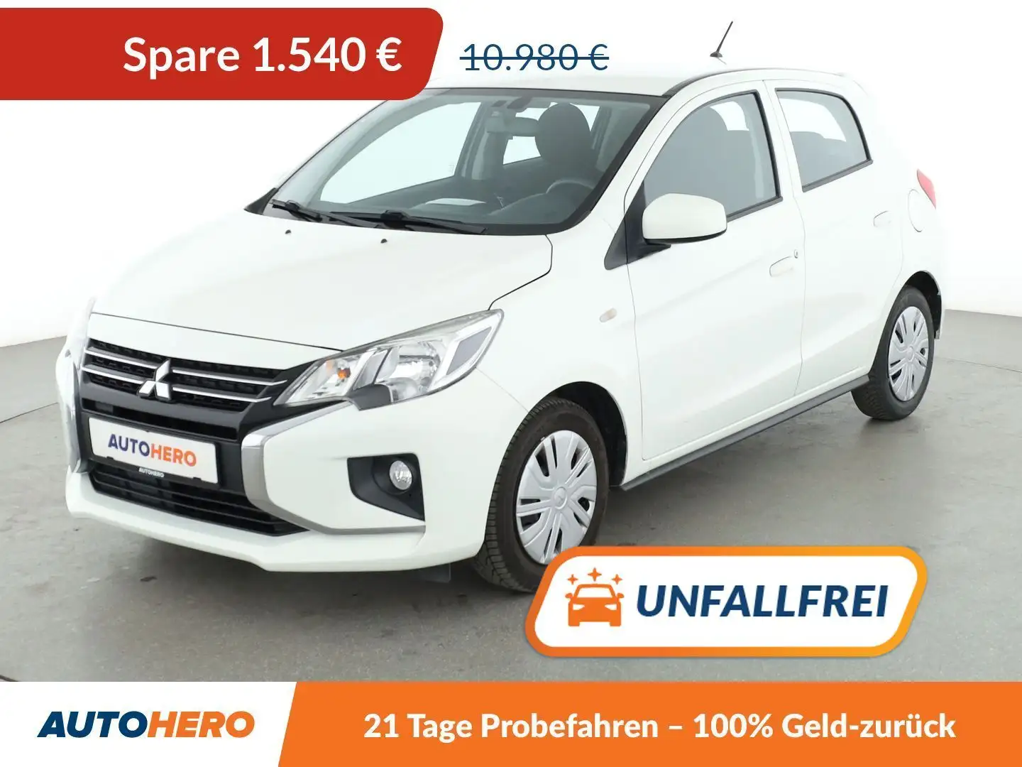 Mitsubishi Space Star 1.2 Spirit*KLIMA*GARANTIE* Weiß - 1