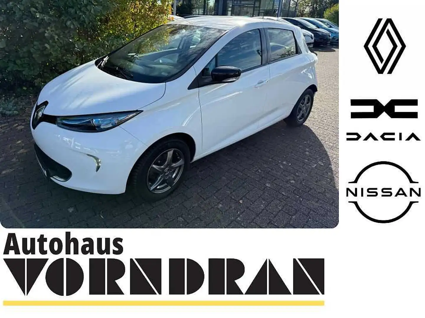 Renault ZOE Life R240 PDC, Ganzjahresreifen Navi Batteriemiete Bianco - 1