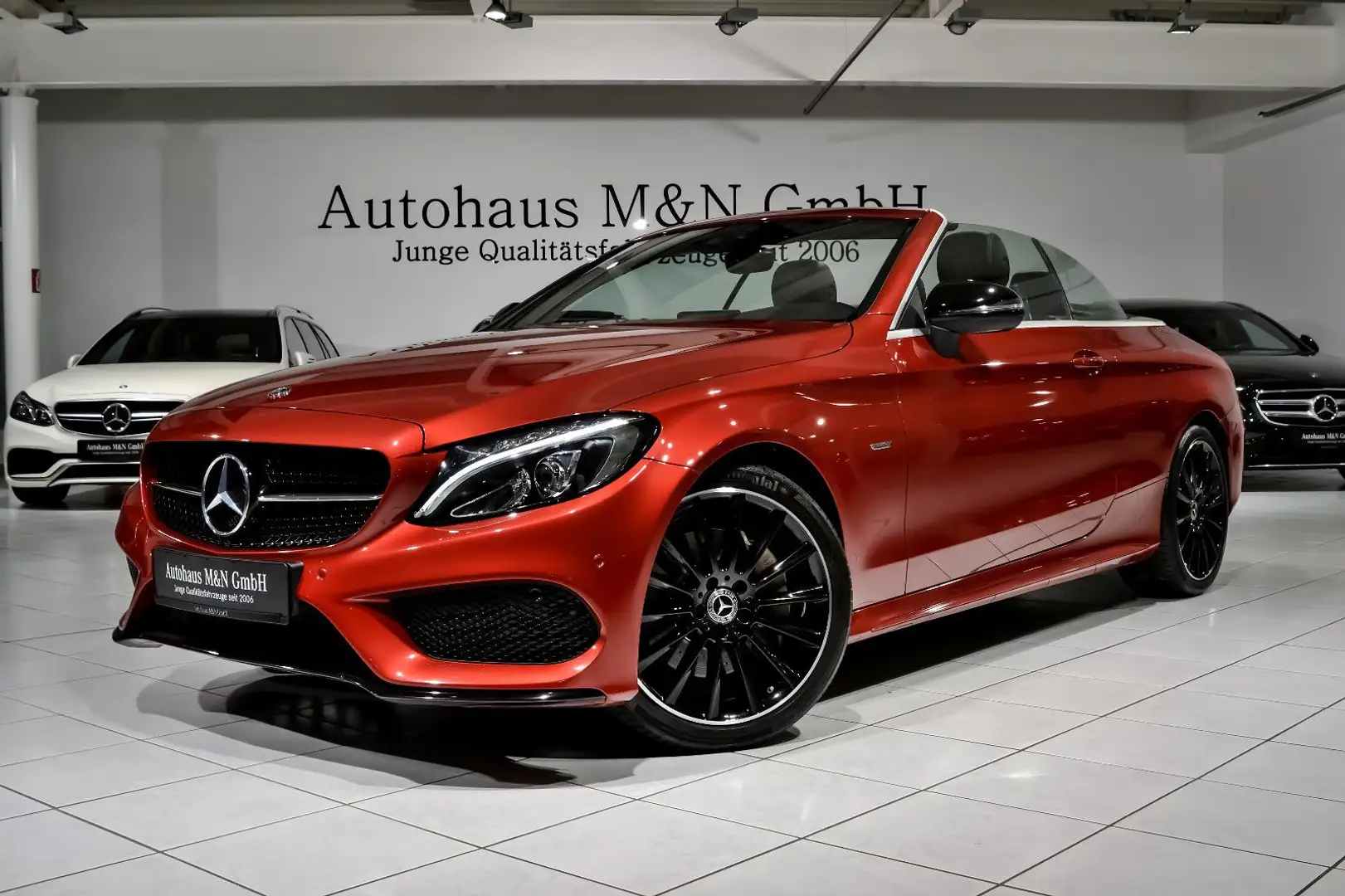 Mercedes-Benz C 300 *Night Edition* 3x AMG* DESIGNO* 2 Hand* Rot - 1