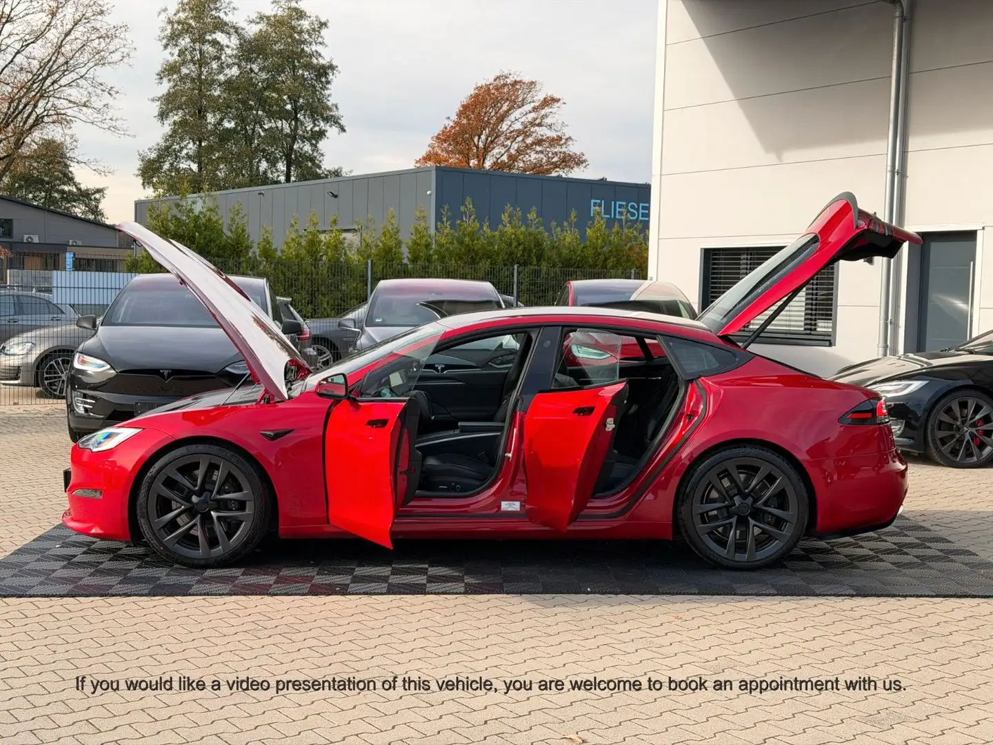 Tesla Model S MODEL S PLAID | ENHANCED AP | 21 ARACHNID | YOKE Rouge - 2