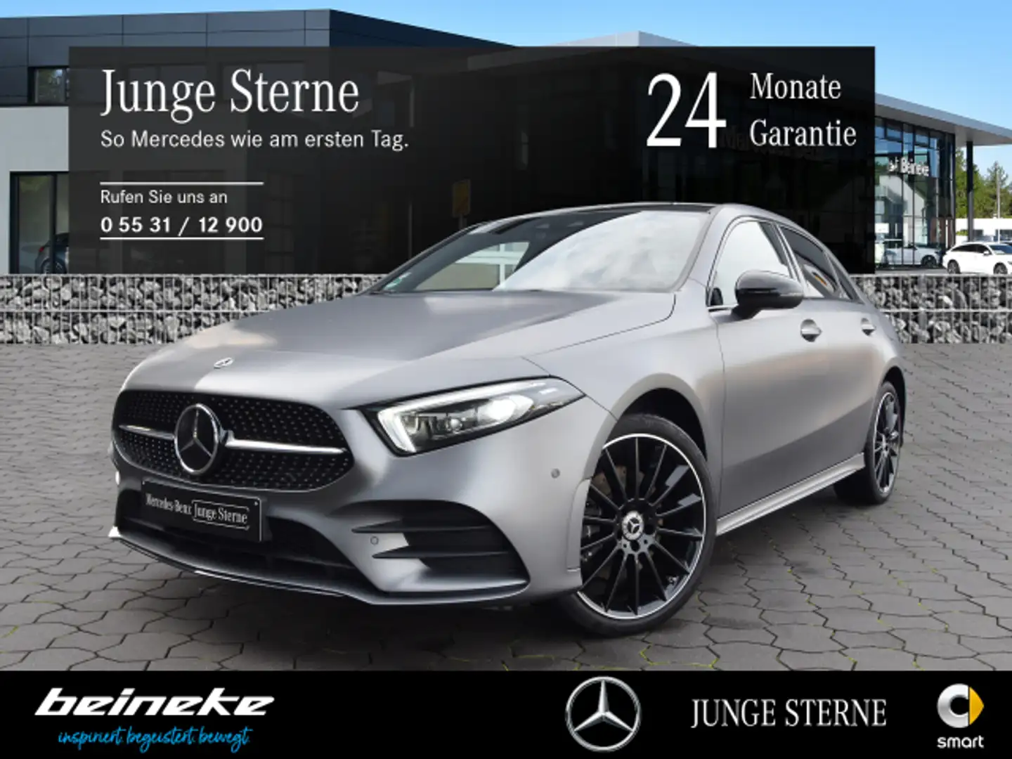 Mercedes-Benz A 250 A 250 e Limo AMG Magno Distr Multib Pano Leder Grau - 1