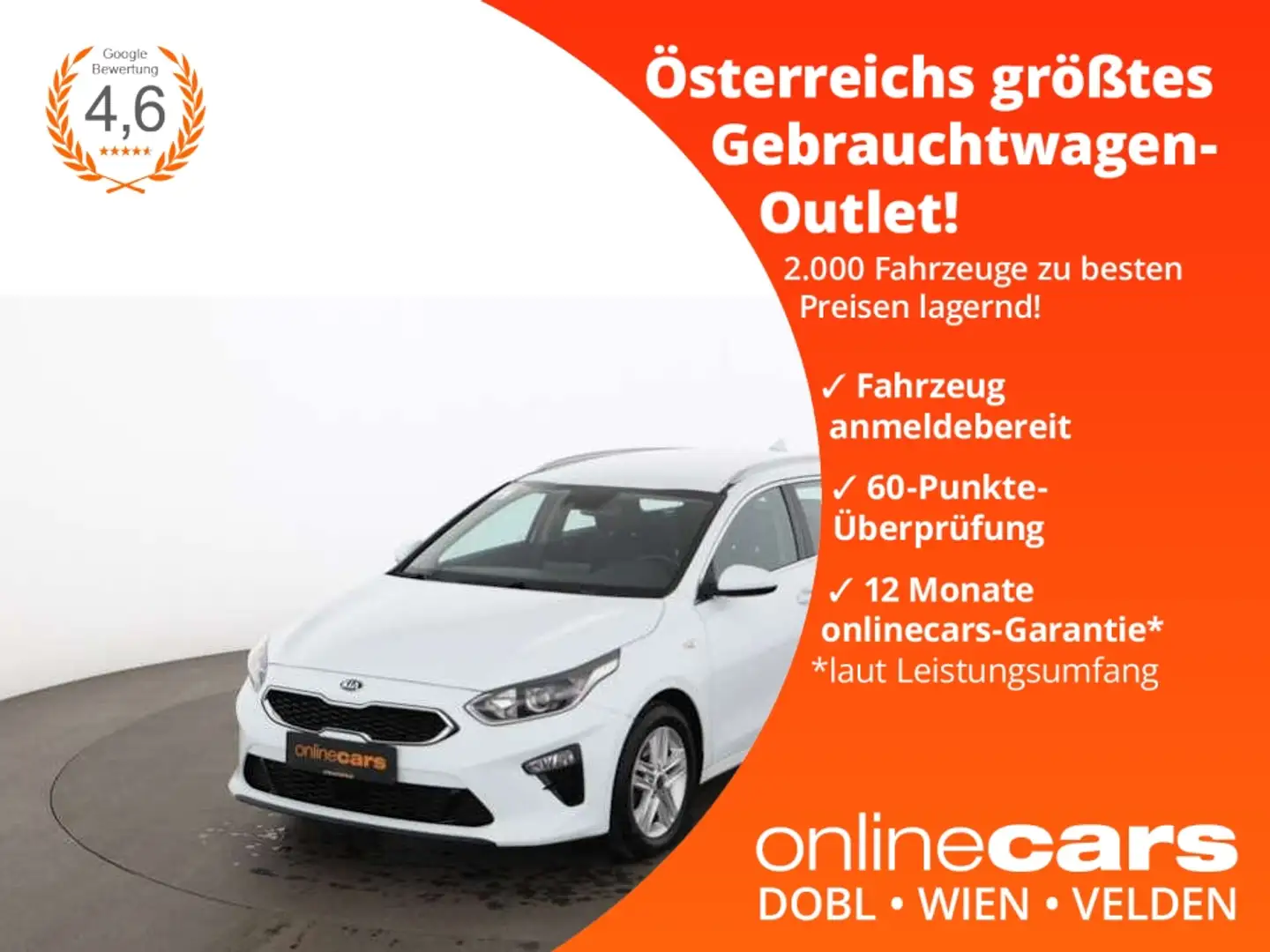 Kia Ceed SW / cee'd SW Ceed SW 1.6 CRDi Vision Aut RADAR NAVI R-KAMERA Weiß - 1