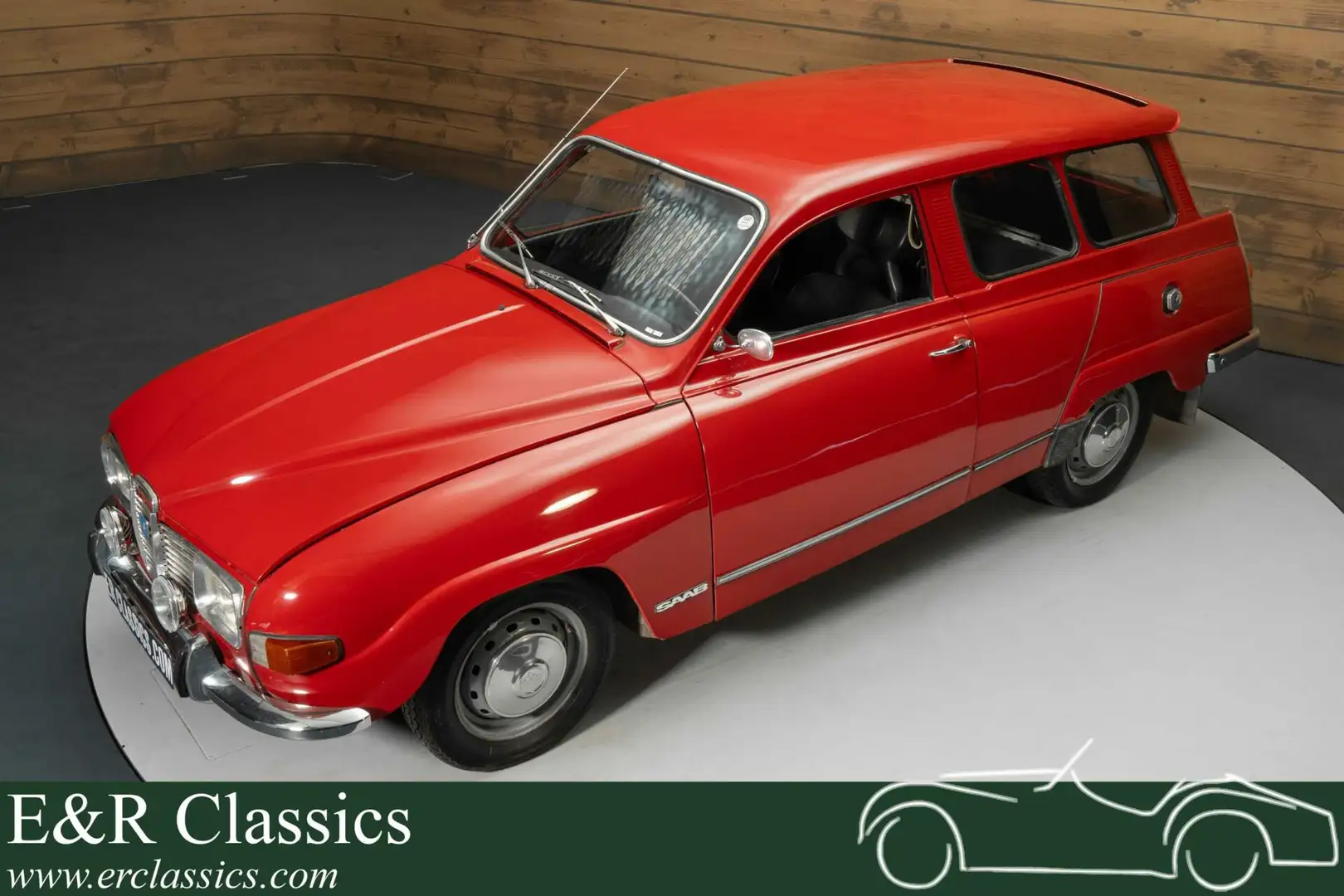 Saab 95 V4 | Gerestaureerd | Gereviseerde Motor | 1970 Piros - 1