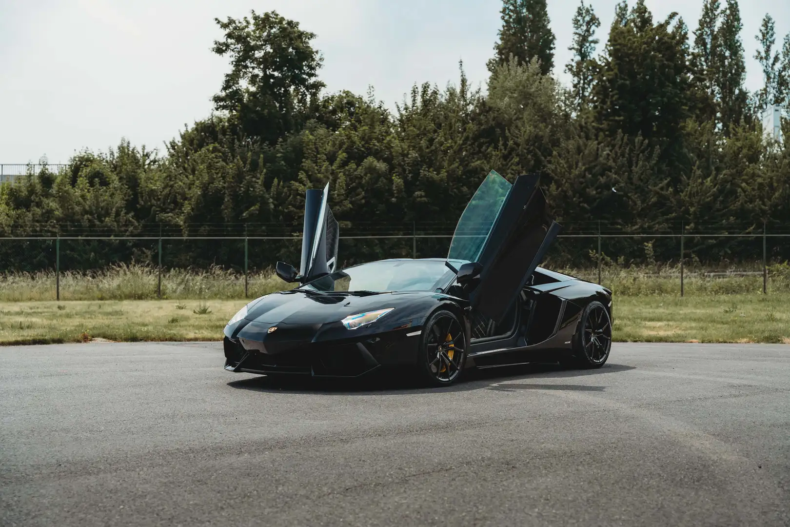 Lamborghini Aventador Roadster 6.5i V12 LP700-4 Noir - 1