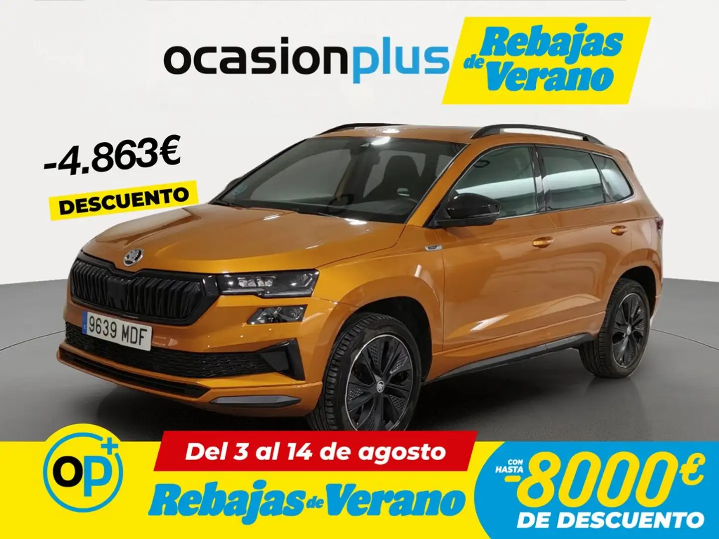 Skoda Karoq 2.0TDI AdBlue Sportline 110kW Naranja - 1