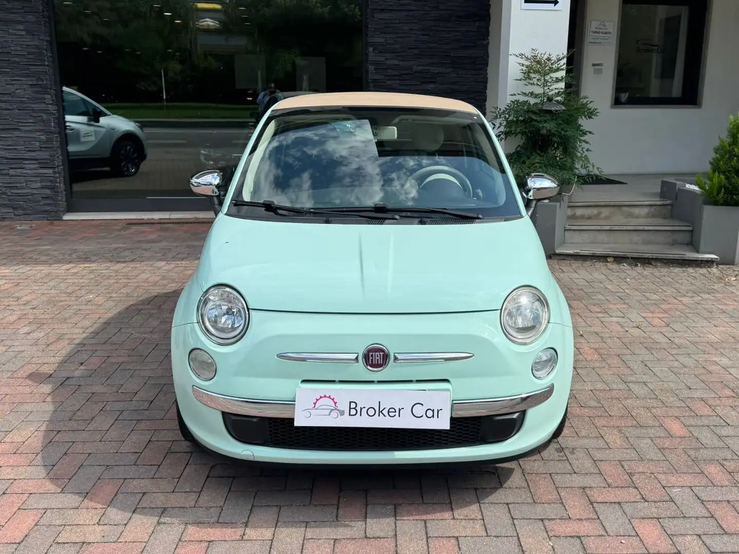 Fiat 500C 500C 1.2 Lounge 69cv my14 Bleu - 2