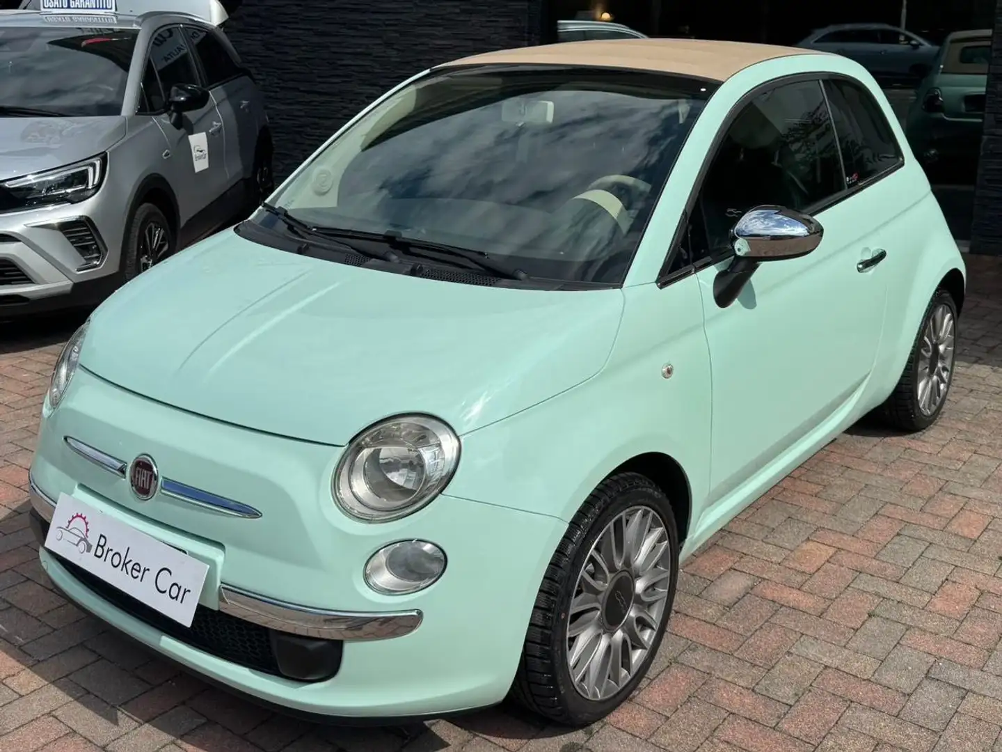 Fiat 500C 500C 1.2 Lounge 69cv my14 Bleu - 1