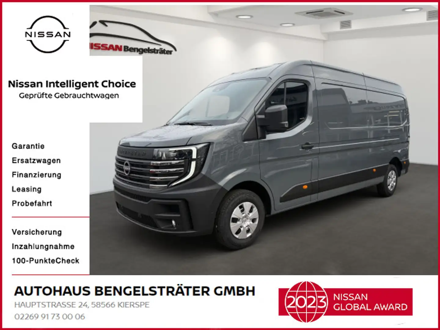 Nissan Interstar 3,5t dCi 170 3,5t L3H2 N-Connecta Grau - 1