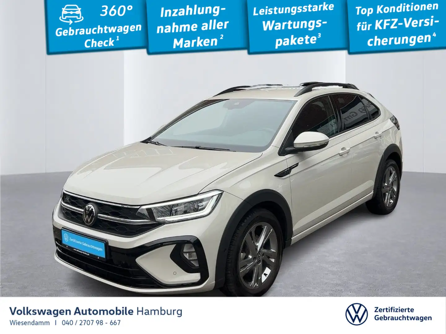 Volkswagen Taigo 1.0 TSI R-Line Kamera LED Sitzhzg Grau - 1