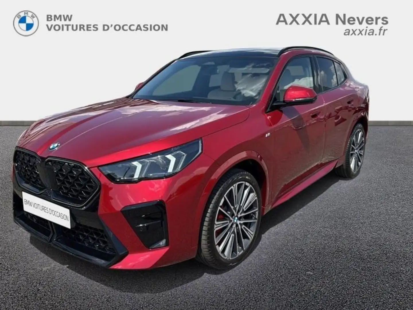 BMW X2 sDrive20dA 163ch M Sport DKG7 Rouge - 1