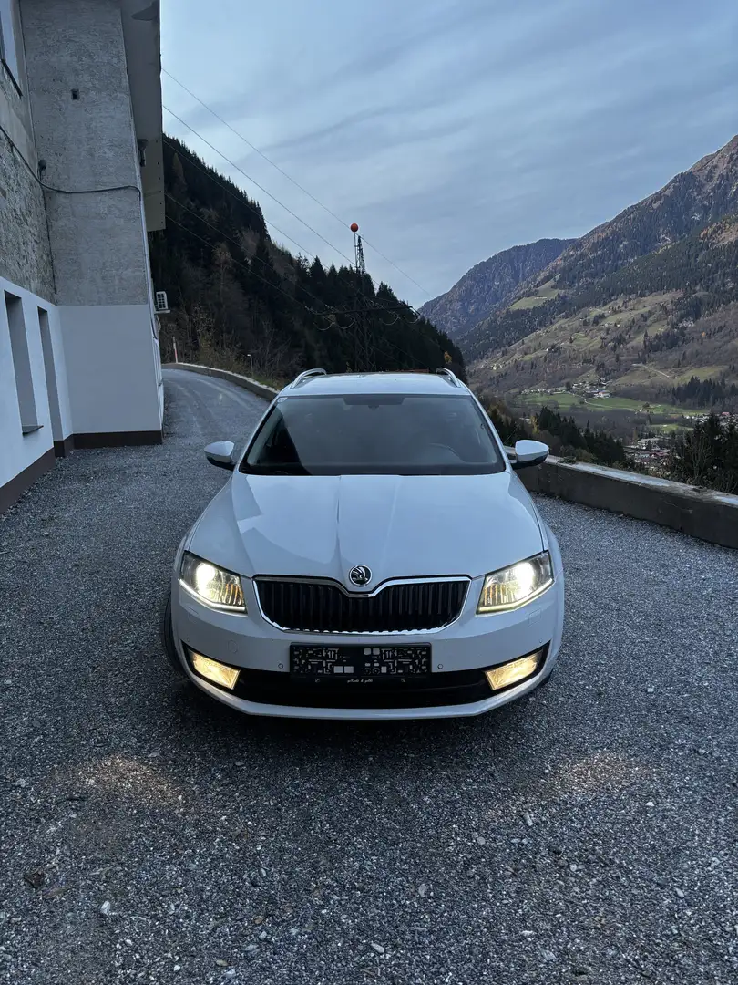 Skoda Octavia Combi 2,0 TDI 4x4 Style Blanc - 2