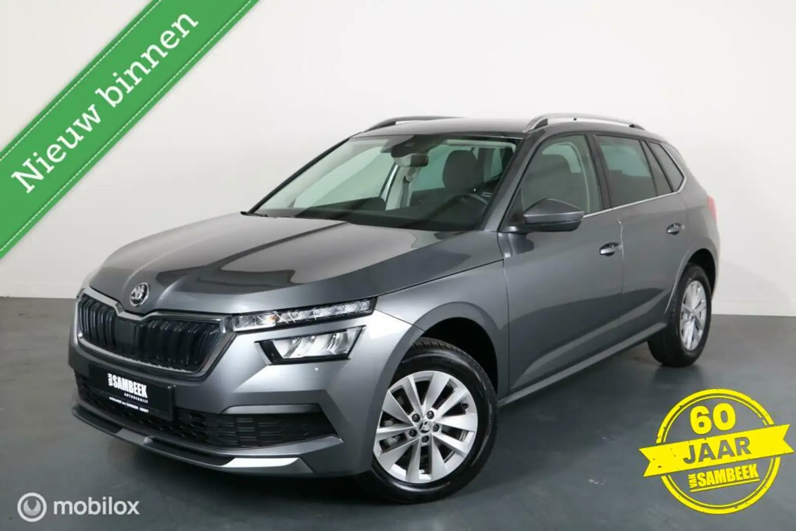 Skoda Kamiq 1.0 TSI AMBITION-AUTOMAAT-CARPLAY-110 PK Grijs - 2