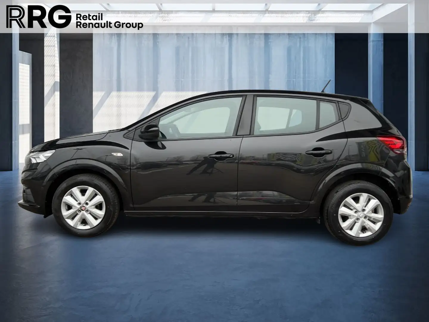 Dacia Sandero Comfort TCe 100 ECO-G PDC KLIMA ABS ESP ZV Schwarz - 2