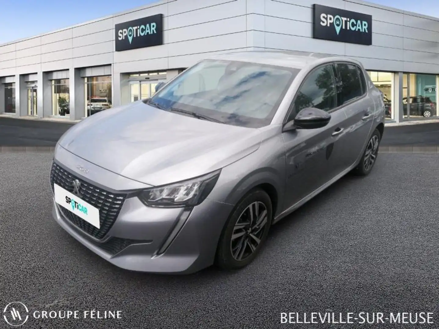 Peugeot 208 100ch S\u0026S Allure Pack BVM6 Gris - 1