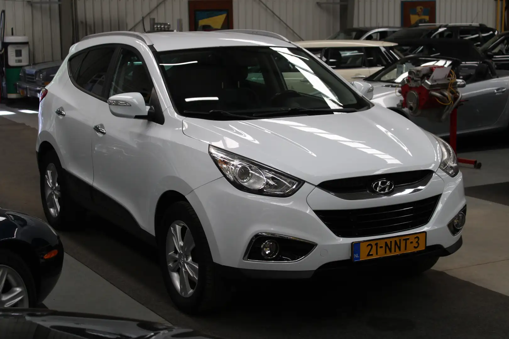 Hyundai iX35 2.0i Style Airco, Leer/ Stof, Trekhaak, Cruise con Fehér - 2
