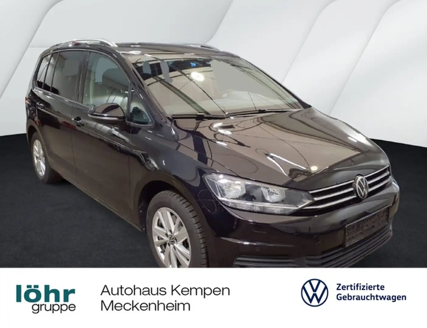 Volkswagen Touran 1.5 TSI DSG Comfortline AHK Navi+VC ACC RFK+PDC... Noir - 1