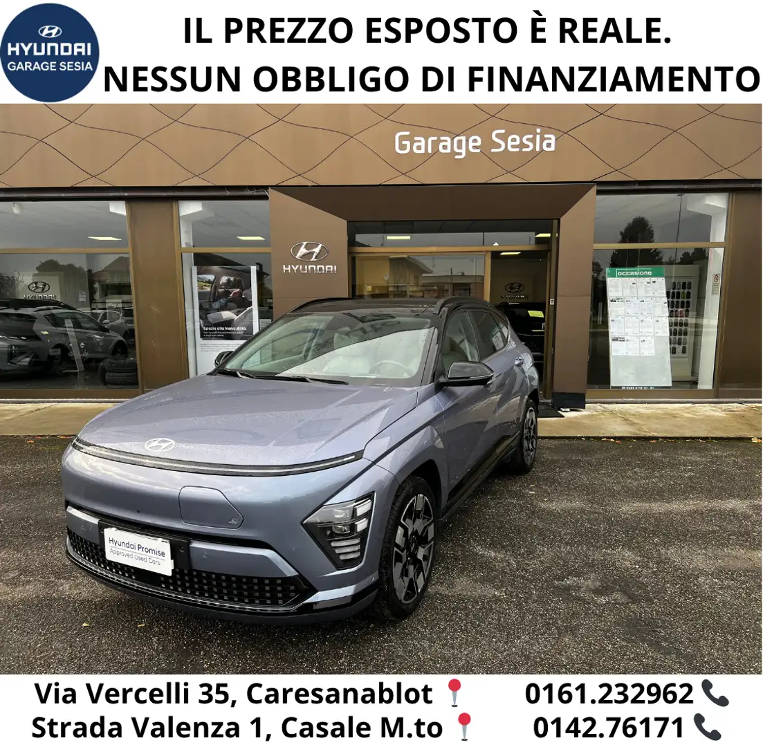 Hyundai KONA Kona EV 65.4 KWh XClass Special Edition + Premium Blu/Azzurro - 1