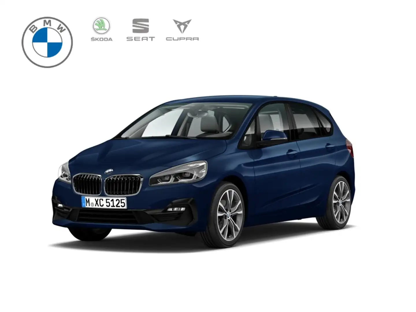 BMW 220 Active Tourer Sport Line d AHK-abnehmbar Navi Lede Blau - 1