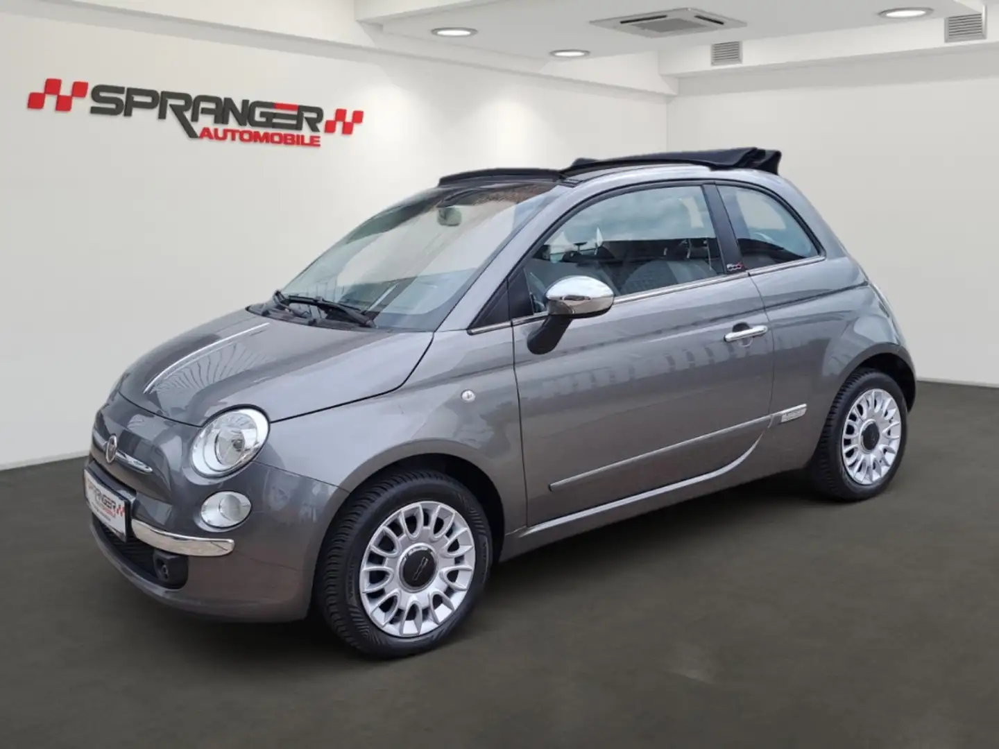Fiat 500 *Cabrio*Klima*Leder*DAB*CD* Gri - 1