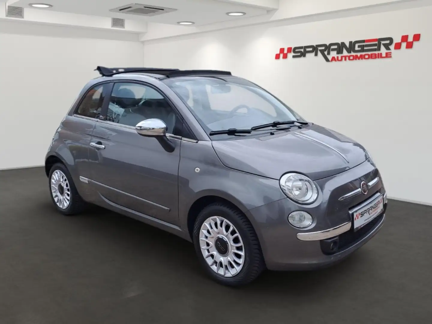 Fiat 500 *Cabrio*Klima*Leder*DAB*CD* Gri - 2