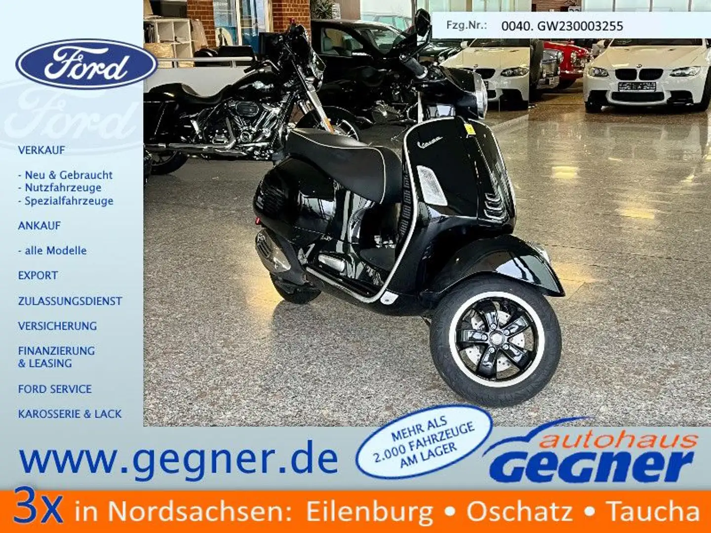 Vespa GTS 300 Černá - 1