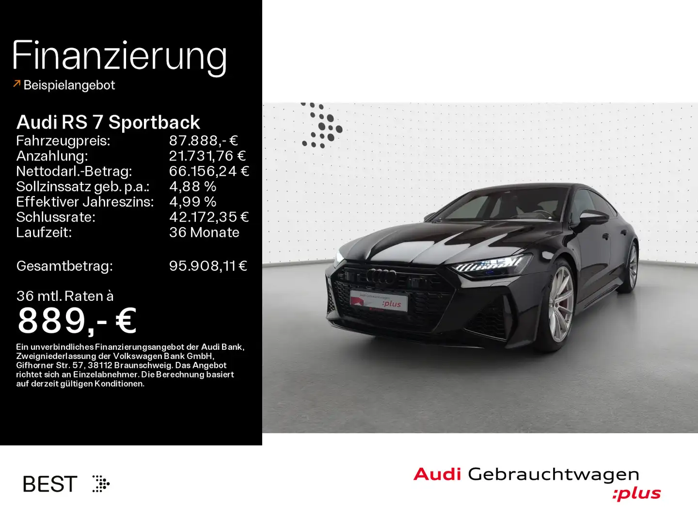 Audi RS7 Pano*HUD*RS-Dynamik*Night*B&O Nero - 1